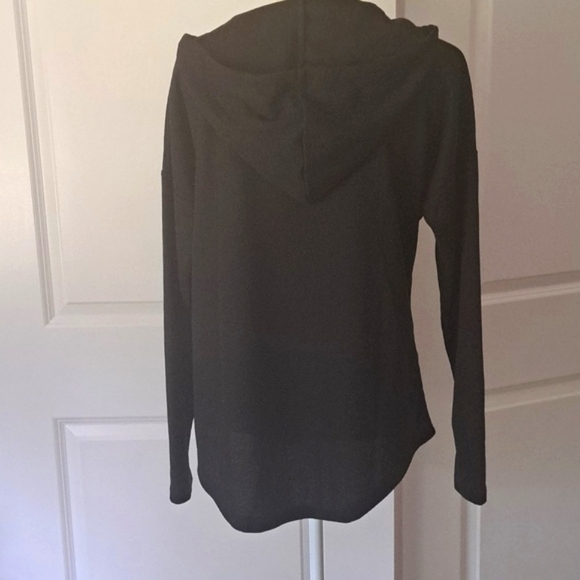 Morhuduck Women V Neck Hoodie Long Sleeve Sweatshirt Drawstring Pullover M NWT - Picture 4 of 10